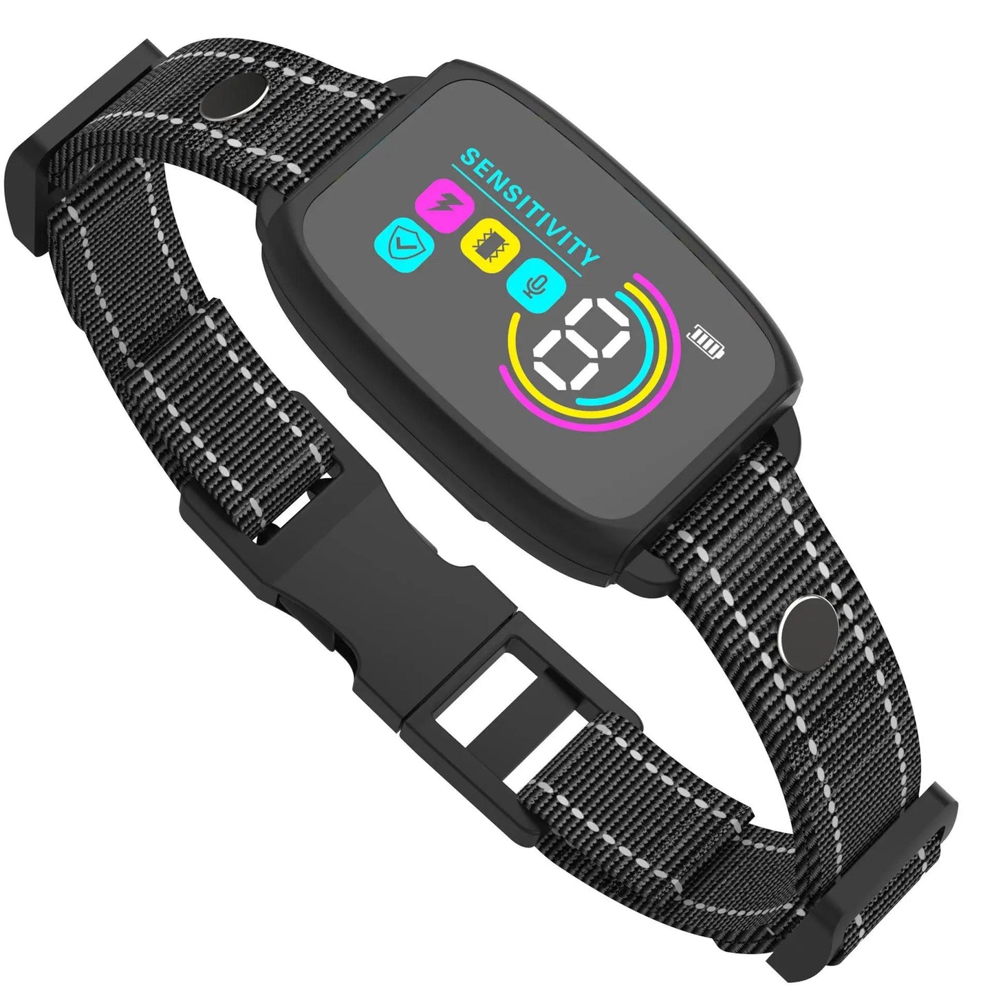 Effektivt Anti-Skäll Halsband för Hundar - Smart Display och Lång Batteritid - FyndOnline