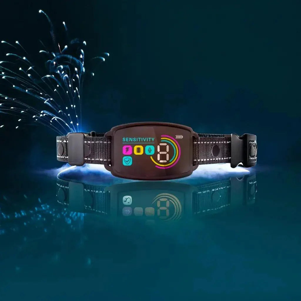 Effektivt Anti-Skäll Halsband för Hundar - Smart Display och Lång Batteritid